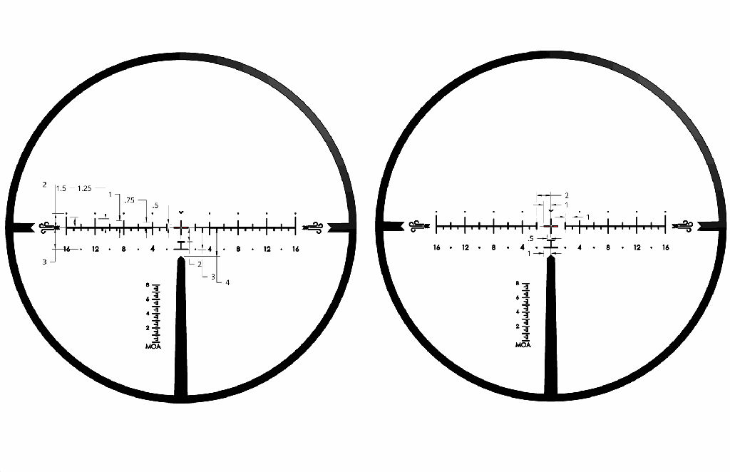 Revic Acura RS25i  Rifle Scope 5-25x50 illuminated